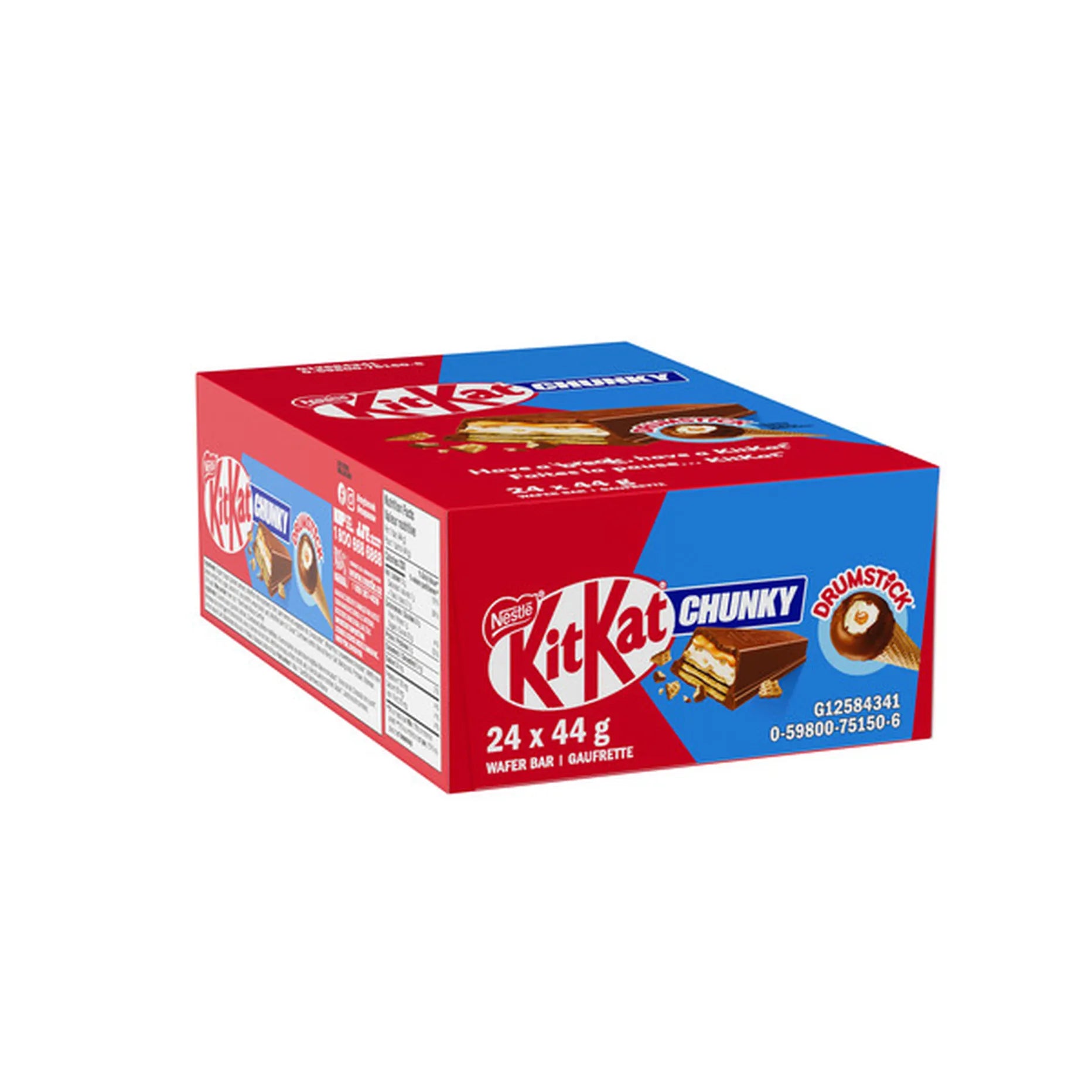 KitKat Chunky Drumstick (Canadian) 24 x 44g (case) - Out of Date